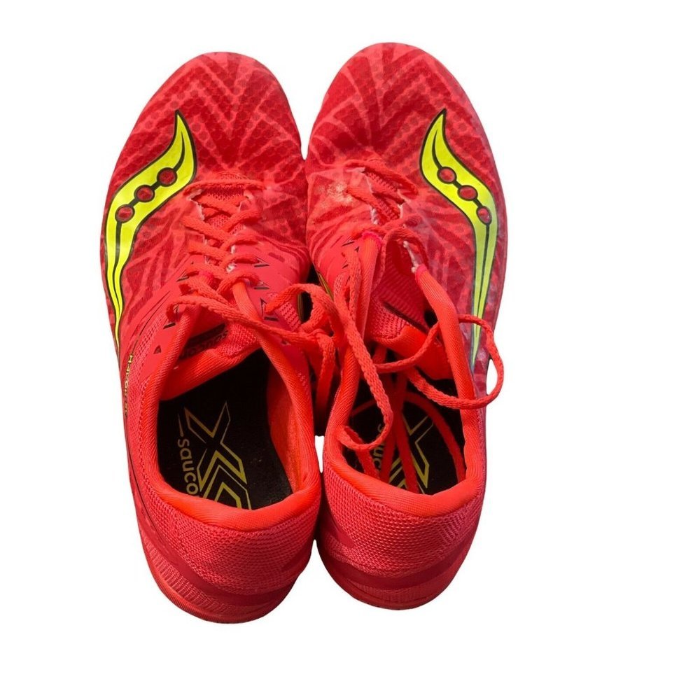 Saucony Shay XC 3 XT900  Womens Sz 9.5 Track racing shoes cleats  Pink andYellow